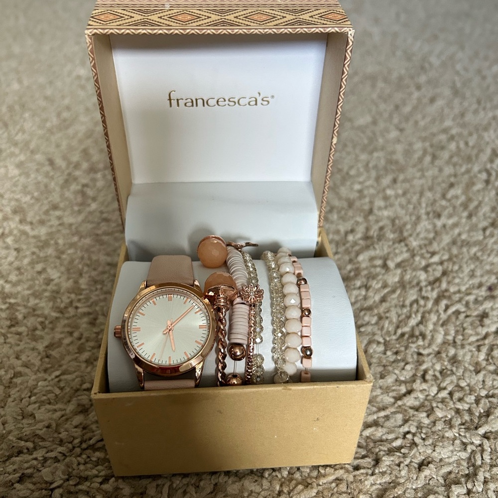 Francesca’s Watch and Bracelet set
